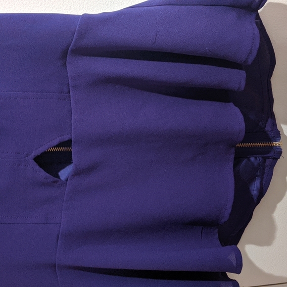 Dark purple (though appears blue in pic) Sexy Bebé top - Picture 3 of 4